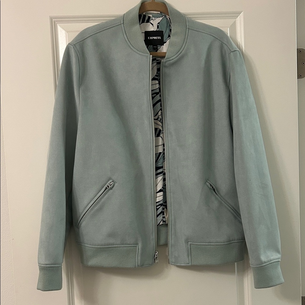 Express Faux Suede Jacket Like New!